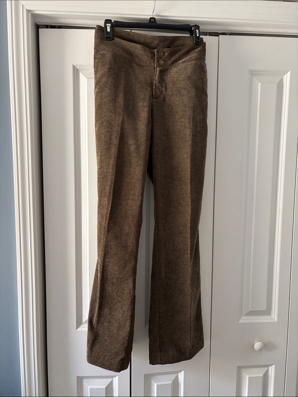 Women's  Brown Corduroy Flare Jeans